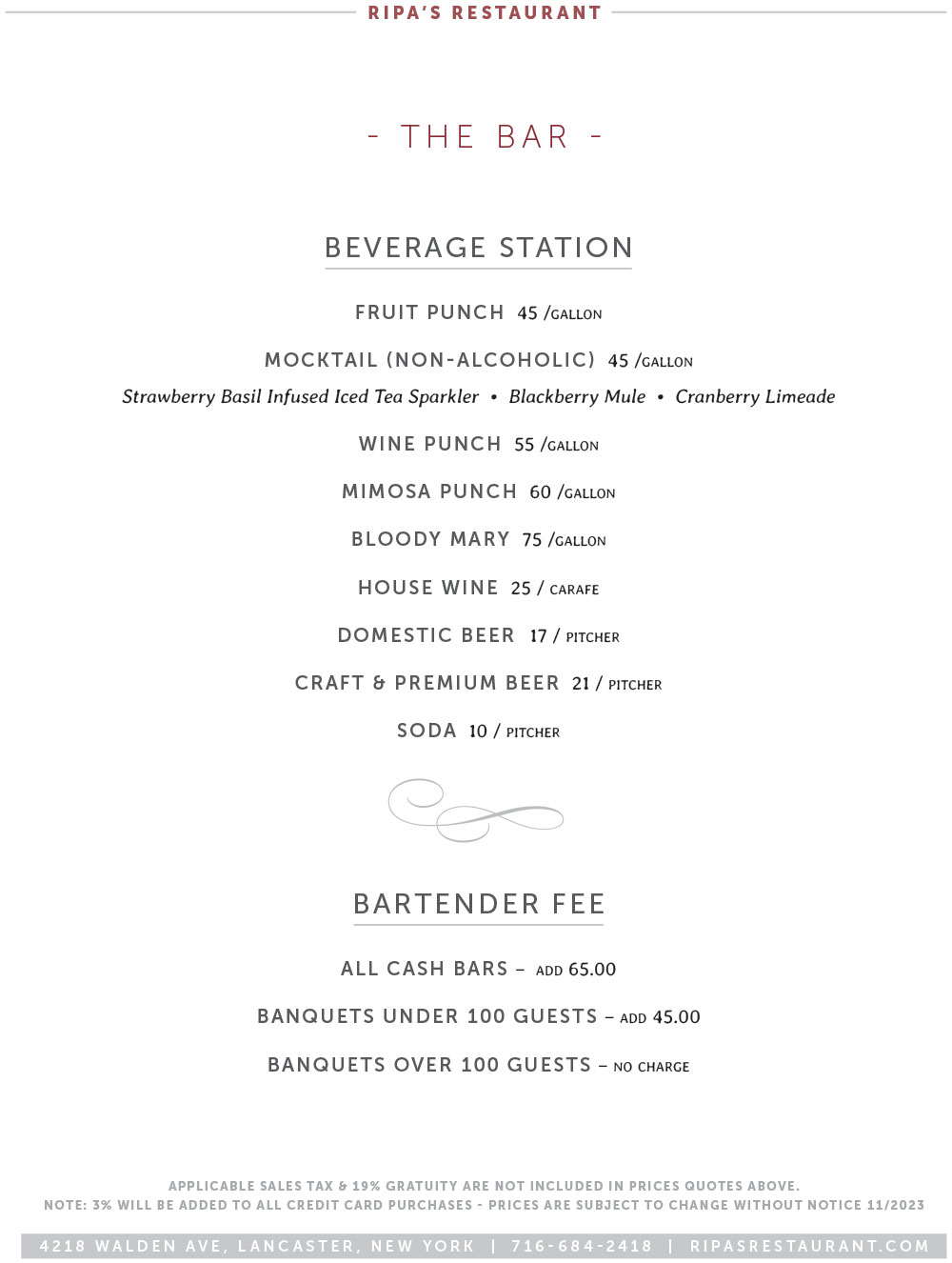 Breakfast & Luncheon Menu 6